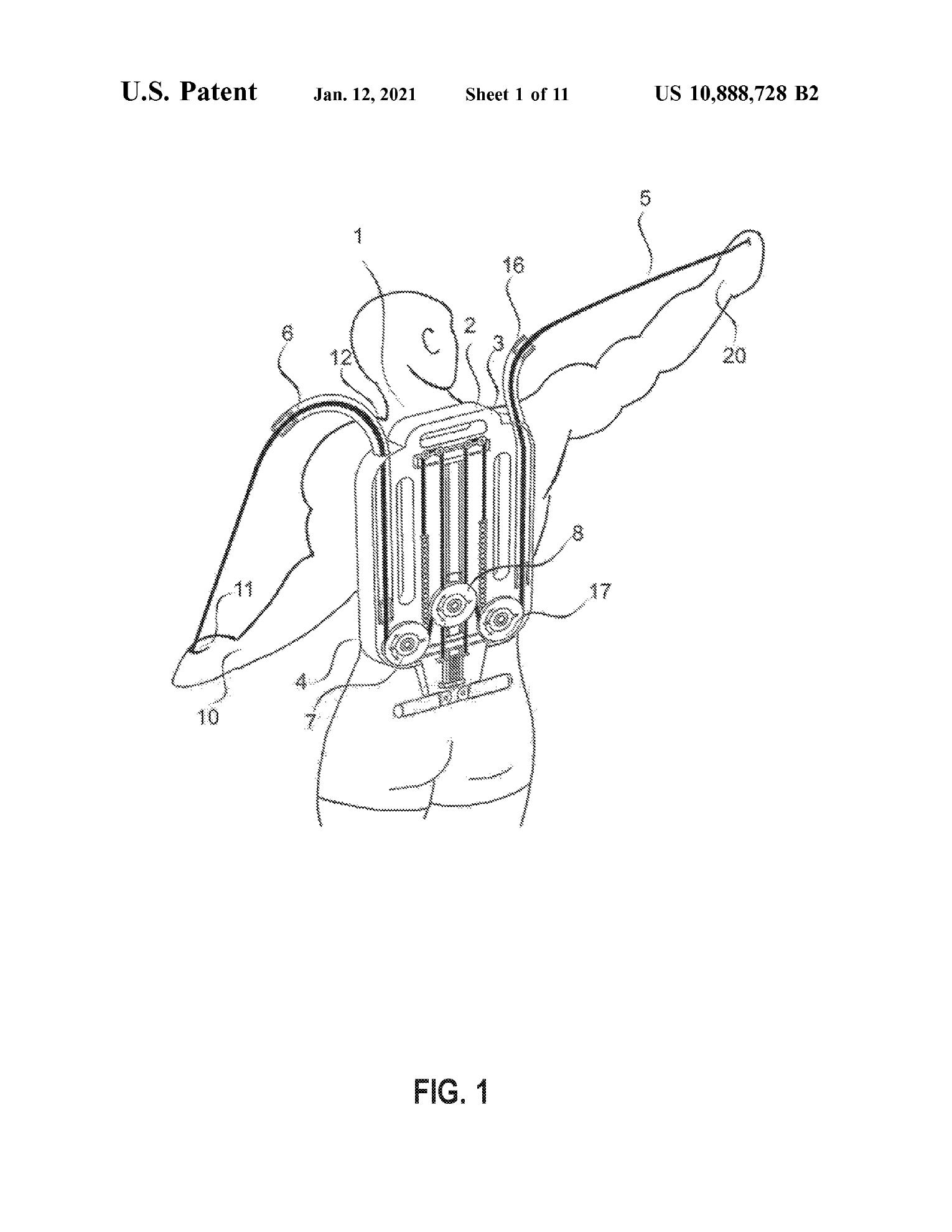 Patent figure showing the apparatus